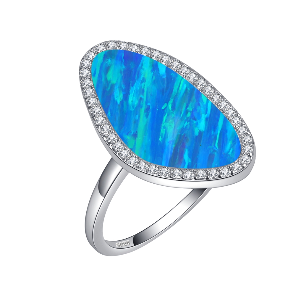 925 Sterling silver Australian Opal Ring
