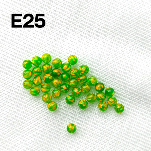 Synthetic Fire Opal Ball Shape 3mm-8mm Half Drill Hole Transparent Jelly Beads Loose Jewelry Making Including Ring